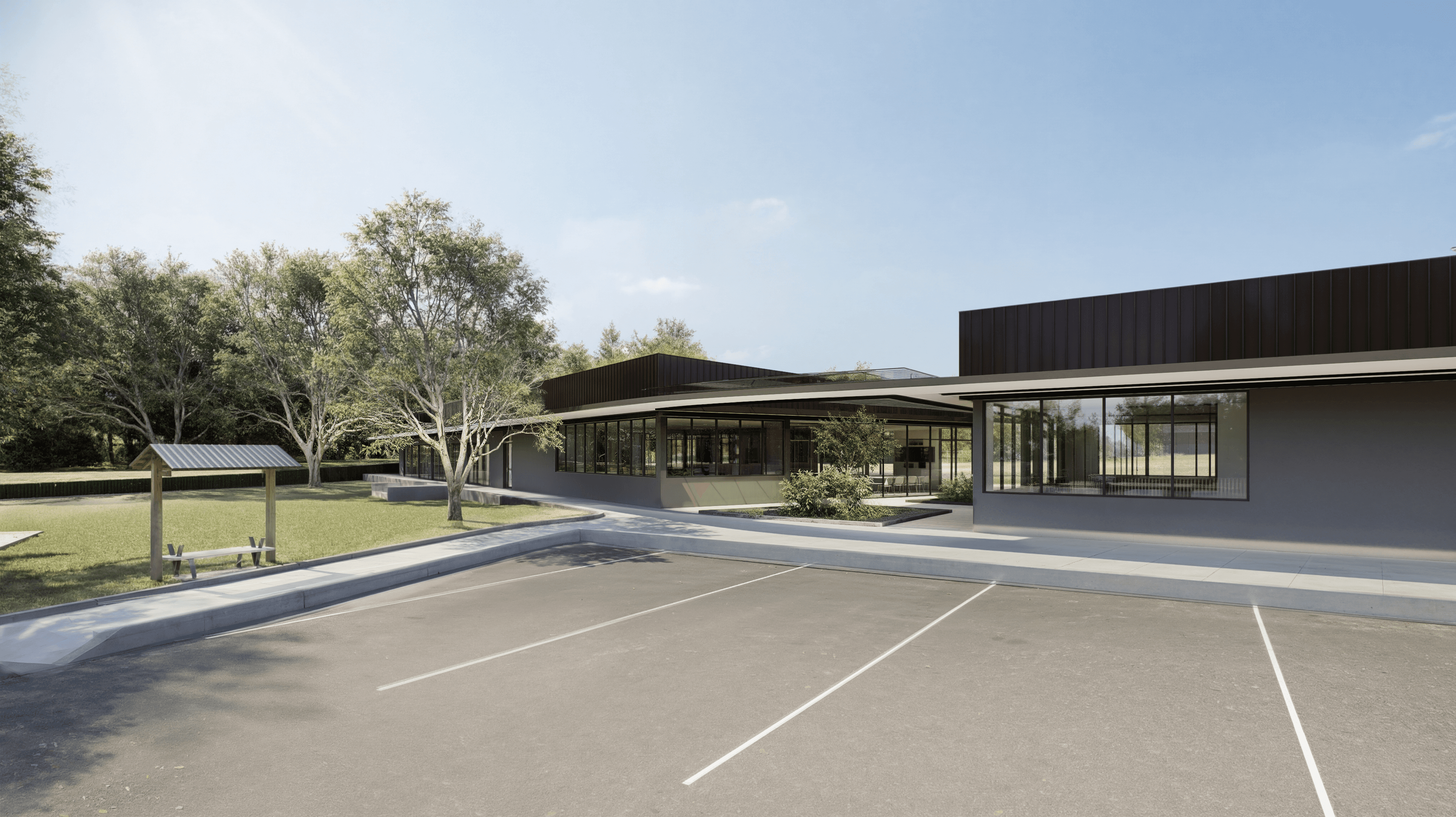 Illawarra School: Junior learning centre entrance