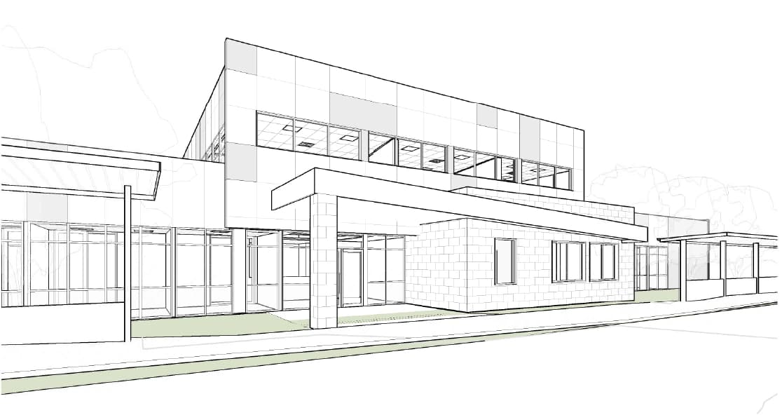 Entrance — Revit model